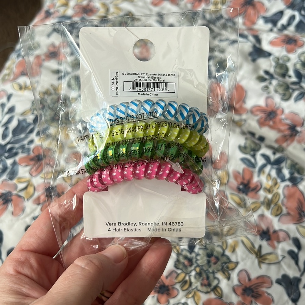 NWT - Vera Bradley Hair Ties - Picture 2 of 2
